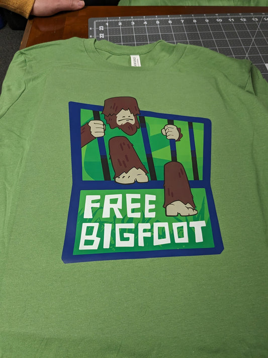 Free Bigfoot T-shirt